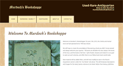 Desktop Screenshot of murdochsbookshoppe.com